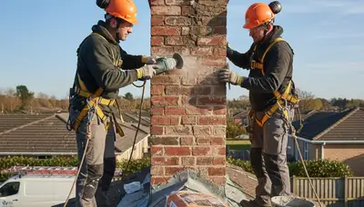 Charlotte, NC chimney repair service by FX Remodeling & Exteriors for masonry and flashing damage