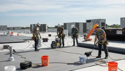 Commercial roofing service in Charlotte, NC for local businesses by FX Remodeling & Exteriors