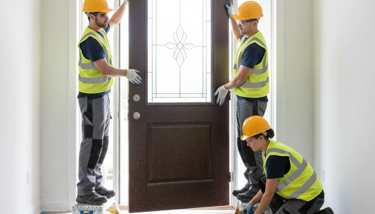 Door installation by FX Remodeling & Exteriors in Charlotte, NC for durable, weather-ready home entryways