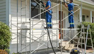 Charlotte, NC gutter cleaning service for vinyl siding homes by FX Remodeling & Exteriors