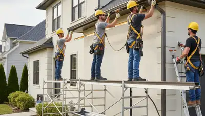 Charlotte, NC gutter installation by FX Remodeling & Exteriors for home rainwater protection