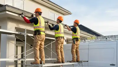 Charlotte, NC gutter installation by FX Remodeling & Exteriors for home rainwater protection