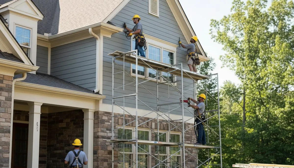 Charlotte, NC vinyl siding installation for homes by a professional siding contractor
