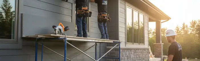 Vinyl siding installation in Charlotte, NC for a home exterior upgrade