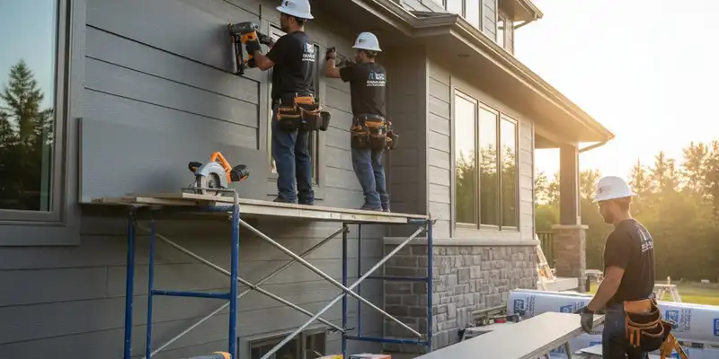Vinyl siding installation in Charlotte, NC for a home exterior upgrade