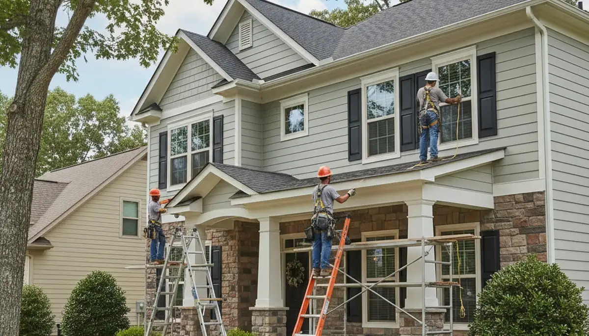 Vinyl siding installation in Charlotte, NC for durable, energy-efficient home exteriors