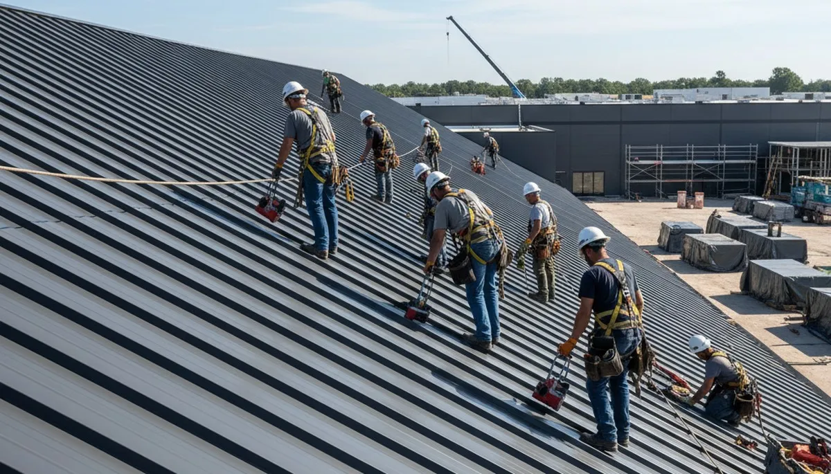 Charlotte, NC metal roofing installation by FX Remodeling & Exteriors for durable, storm-ready protection