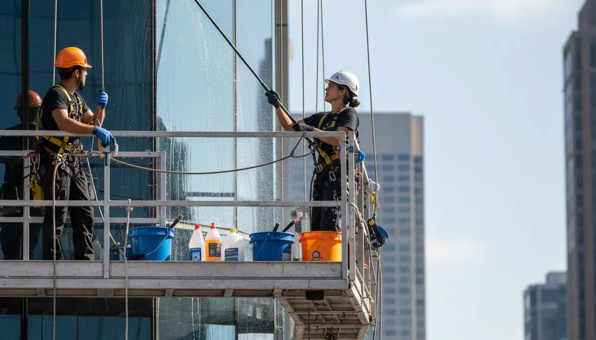 Charlotte, NC window cleaning for vinyl siding business by FX Remodeling & Exteriors